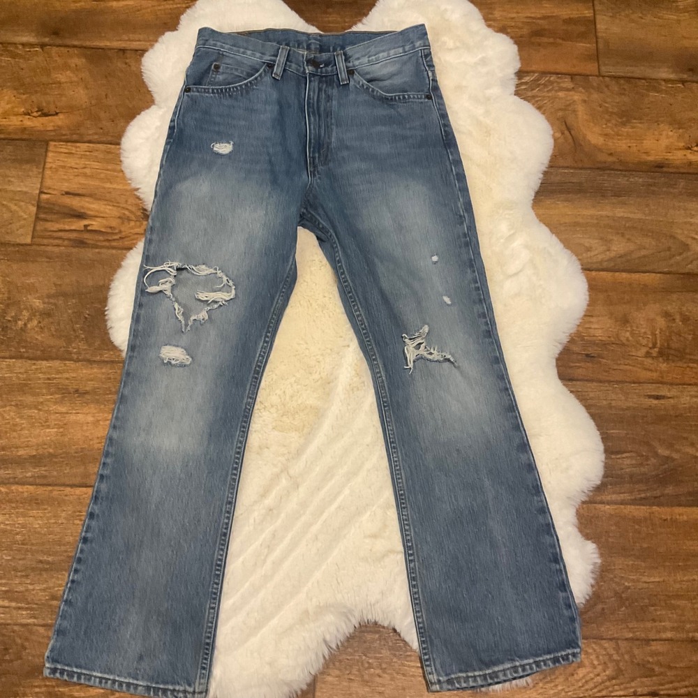 Levi's Size 26 517 Orange Tab Bootcut 2013 Womens 100% Cotton Medium Wash Slim